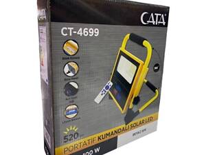 Портативный управляемый солнечный светильник Cata CT-4699 100Вт