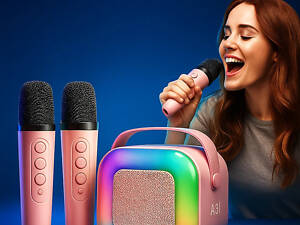 Портативна Bluetooth колонка з караоке A31 з двома мікрофонами XPRO (47581-А31_283)