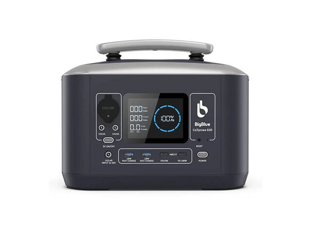 Портативна зарядна станція BigBlue CP600 600W 537.6Wh - Фото 1