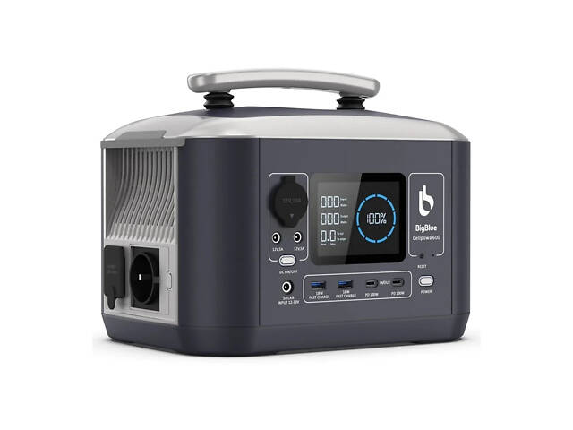 Портативна зарядна станція BigBlue CP600 600W 537.6Wh - Фото 2