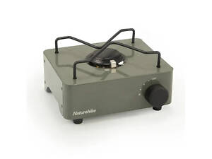 Портативна газова плита Naturehike CNH22CJ011 на 1 конфорку під цанговий балон (Зелений)