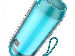 Портативная колонка BOROFONE BR25 Crazy sound colorful luminous BT speaker Peacock Blue yL.