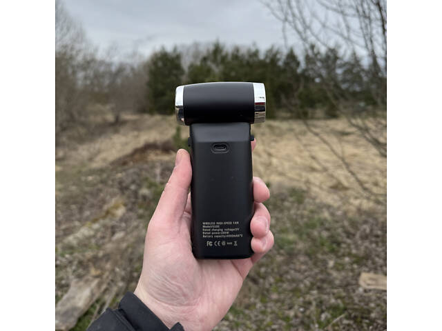 Портативна турбовентиляційна повітродувка 110000 об/хв, міні вентилятор з LED-екраном та зарядкою USB-C - Фото 8