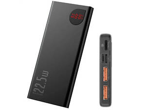 Портативний ЗП Baseus Adaman Metal Digital Display QC 22.5 W 20000 mAh Чорний