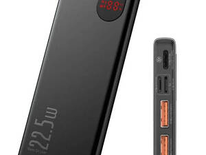Портативное ЗУ Baseus Adaman Metal Digital Display QC 22.5W 20000 mAh Черный