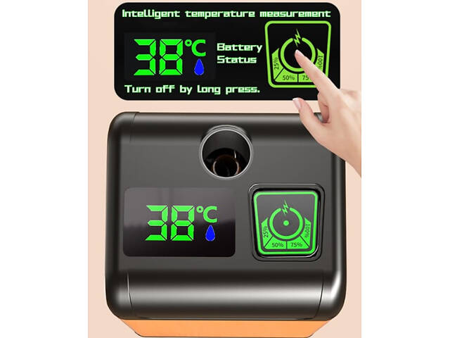 Портативний акумуляторний душ 6000 мА·год LCD — автономний туристичний душ для кемпінгу - Фото 5