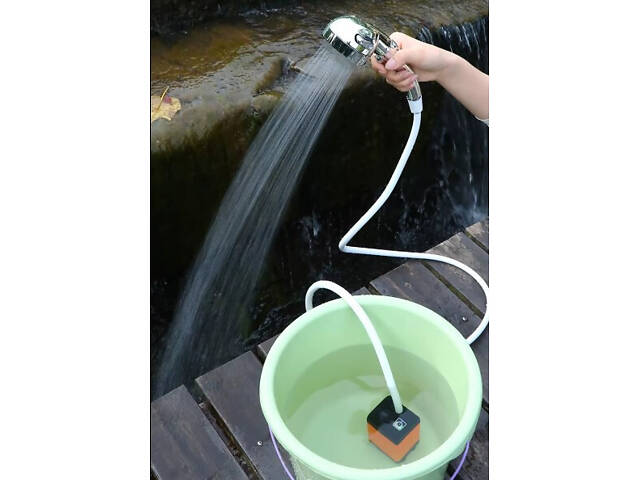 Портативний акумуляторний душ 6000 мА·год LCD — автономний туристичний душ для кемпінгу - Фото 8