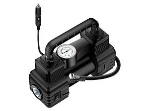 Портативный автомобильный компрессор с дисплеем и питанием от прикуривателя Air pump XL-1025