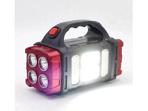 Портативний ліхтарик TORCH HB-1678 з power bank і сонячною панеллю