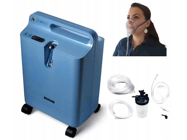 Портативный концентратор кислорода Philips Respironics EverFlo 5л (Синий) - Фото 3