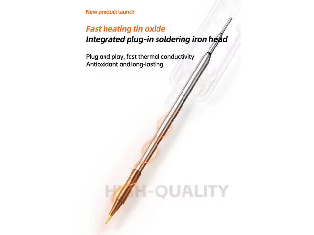 Портативний USB/бездротовий паяльний набір з регульованою температурою. Синій - Фото 8