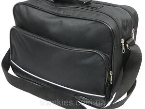 Портфель чоловічий Wallaby з тканини чорний