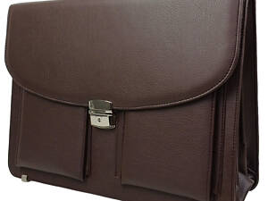Портфель чоловічий зі штучної шкіри Exclusive, Україна коричневий