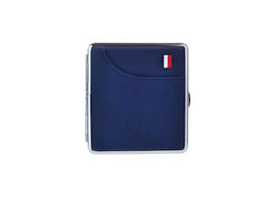 Портсигар на 20 сигарет Champ Fashion Flag Синий (40590555BLU)