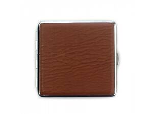 Портсигар на 20 сигарет Champ Pu Cigarette Case Коричневый (40444516BR)