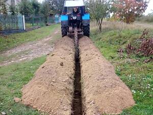 Послуги Екскаватора. Траншеєкопача Бара Копка траншей ЄТЦ