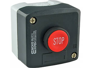Пост одноместный 'Стоп' 2.5А(220V) 1NC IP54 [A0140020055] XAL-D114 АСКО