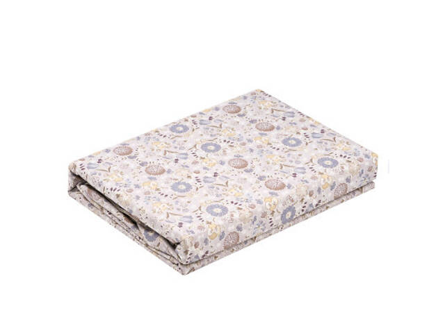 Постільна білизна Ardesto Gloria сатин польові квіти, бежевий євро 200х220 (ART2022WB) - Фото 2