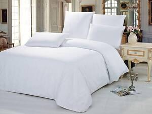 Постільна білизна євро Viluta Ранфорс білий-E 220х200 см біла