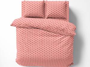 Постільна білизна 'LeLIT', Полісатин, Рожевий, Попелястоспальний P-0155