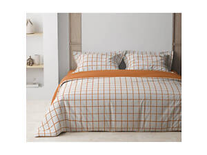 Постельное белье семейное ТЕП Happy Sleep Terracotta Check 2-03797-25233 150х220х2 см