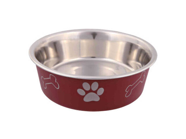 Посуд для собак Trixie Миска металева 450 мл/14 см (кольори в асортименті) (4011905252421) - Фото 2