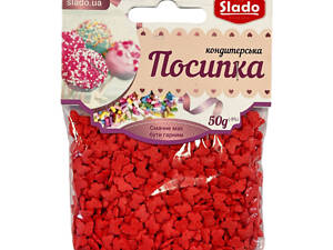 Посипка фігурна червона “Метелики”