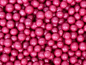 Посипка рисові кульки глазуровані “Морганіт” (малиновий) D=7 мм (1кг/уп)