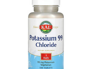 Potassium 99 Chloride - 100 tabs
