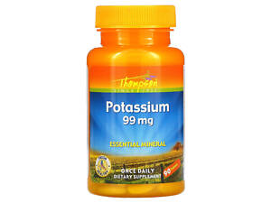 Potassium, 99 mg, 90 Tablets