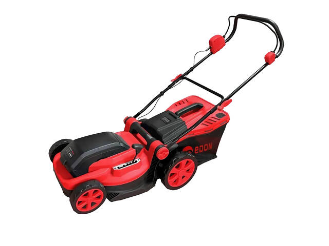 Потужна акумуляторна газонокосарка EDON LM-42/1000 BL: з АКБ 2-шт-21V 4.0 Ah + ЗП (LM-42/1000 BL) - Фото 1