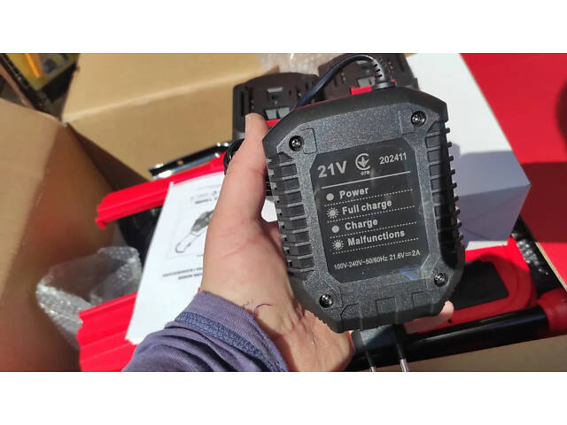 Потужна акумуляторна газонокосарка EDON LM-42/1000 BL: з АКБ 2-шт-21V 4.0 Ah + ЗП (LM-42/1000 BL) - Фото 3