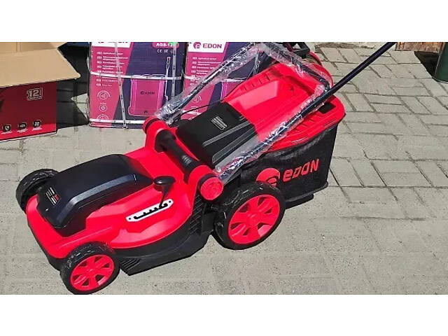 Потужна акумуляторна газонокосарка EDON LM-42/1000 BL: з АКБ 2-шт-21V 4.0 Ah + ЗП (LM-42/1000 BL) - Фото 7