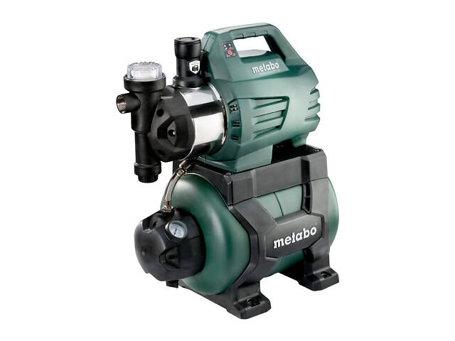 Потужна побутова насосна станція Metabo HWWI 4500/25 Inox : 1300 Вт, 4500 л/год., 4,8 бар, висота подачі 48 м - Фото 1