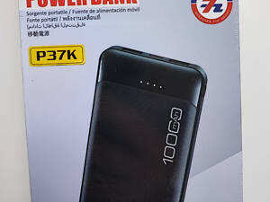 Повербанк Power Bank 10000 мАч, P37K AWEI, Черный