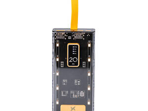 Повербанк SmartX X-101 Fast Charge Power Bank 20000mAh зовнішній акумулятор 4 вбудованих кабелі