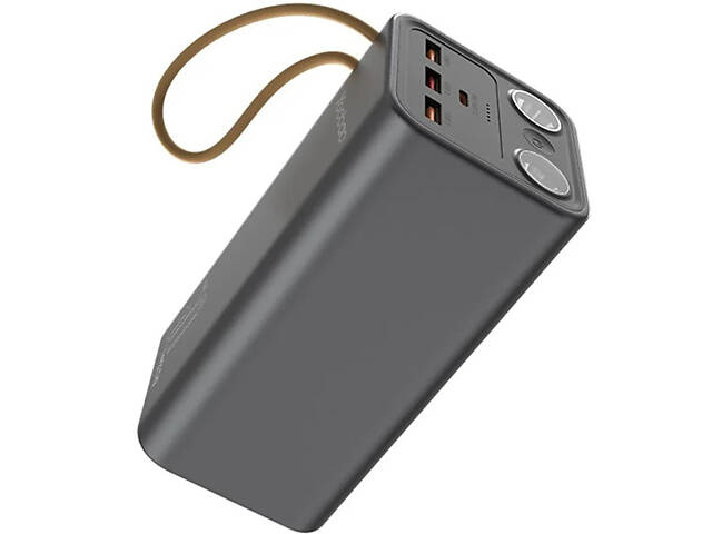Повербанк Yoobao H5 Power Bank 50000 mAh SCP22.5W/PD20W PD Type-C фонарик Черный - Фото 1