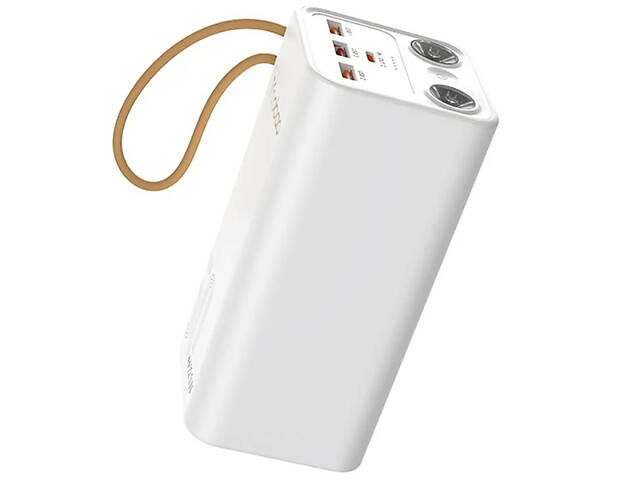 Повербанк Yoobao H5 Power Bank 50000 mAh SCP22.5W/PD20W PD Type-C фонарик Белый - Фото 2