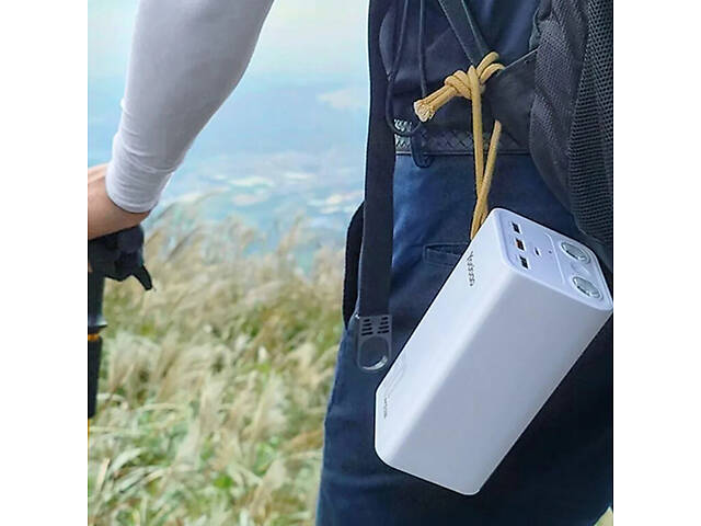 Повербанк Yoobao H5 Power Bank 50000 mAh SCP22.5W/PD20W PD Type-C фонарик Белый - Фото 5