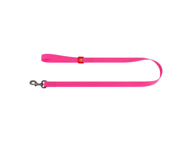 Повідець для собак водостійкий WAUDOG Waterproof, L-XXL, Ш 25 мм, Дов 183 см рожевий - Фото 3