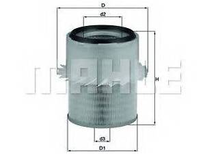 Повітряний фільтр KNECHT LX673 на MITSUBISHI PAJERO/SHOGUN I (L04_G, L14_G)