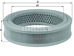 Повітряний фільтр MAHLE LX157