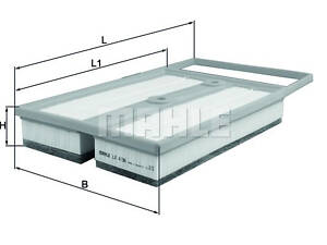 Повітряний фільтр MAHLE LX4136