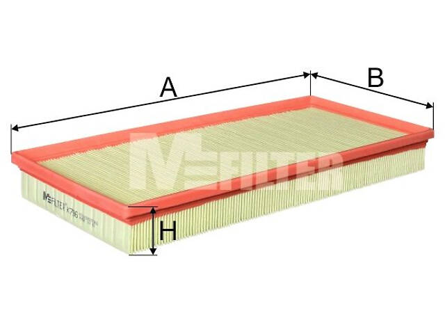 Повітряний фільтр MFILTER K796