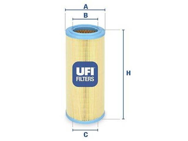 Повітряний фільтр UFI 2736700 , 1.6i-1.9D/JTD 01-