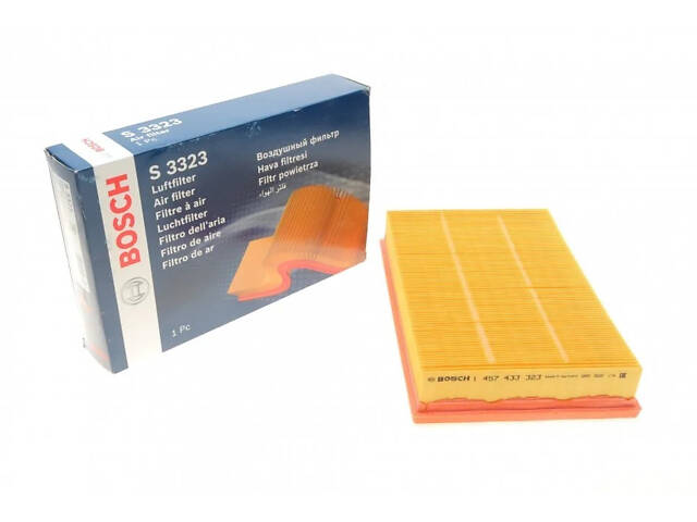 Повітряний фільтр BOSCH 1 457 433 323 Volvo C30, V50, S40; Ford Focus 1232496, 3M519601AA, VP3M5U9601AA - Фото 1