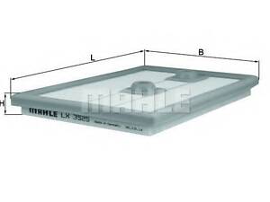 Повітряний фільтр KNECHT LX3525 на VW GOLF VI кабрио (517)