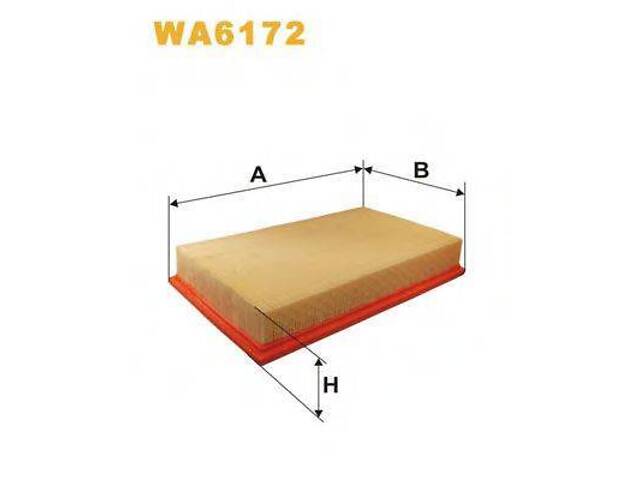 Повітряний фільтр WIX FILTERS WA6172 на MERCEDES-BENZ 190 седан (W201) - Фото 1