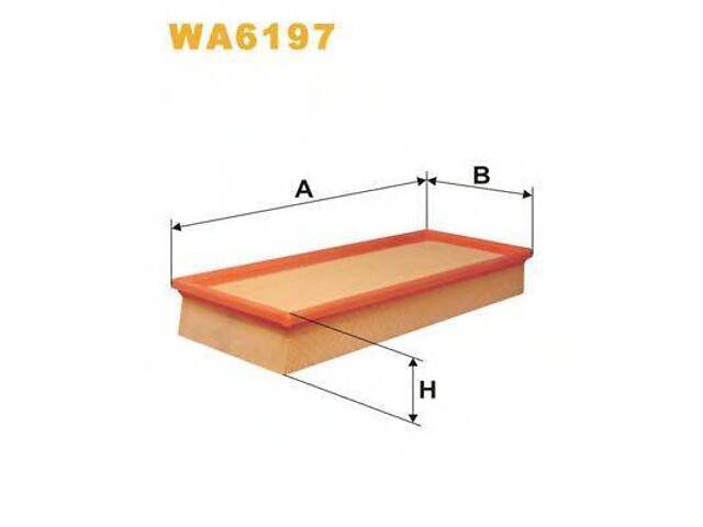 Повітряний фільтр WIX FILTERS WA6197 на BMW 5 седан (E34) - Фото 1