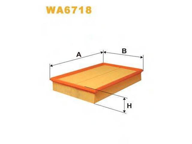 Воздушный фильтр WIX FILTERS WA6718 на VOLVO V70 (LV) - Фото 1